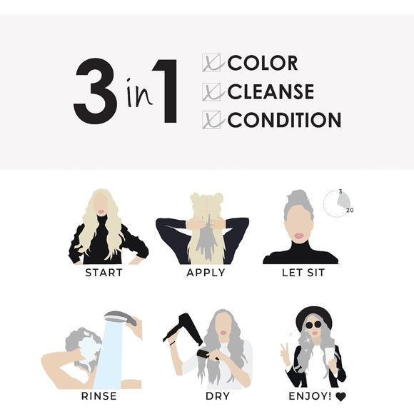 Keracolor 3 in 1 Color Cleanse Conditioner- Silver - Picture 3 of 5